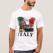 Italien Sehenswürdigkeit Passion T - Shirt Design