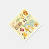 Italien Serviette (Ecke)