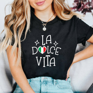 Italien-Shirt La Dolce Vita Italienische Flagge He Tri-Blend Shirt