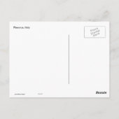 Italien Shopping modische Florenz Italien Postkarte (Rückseite)