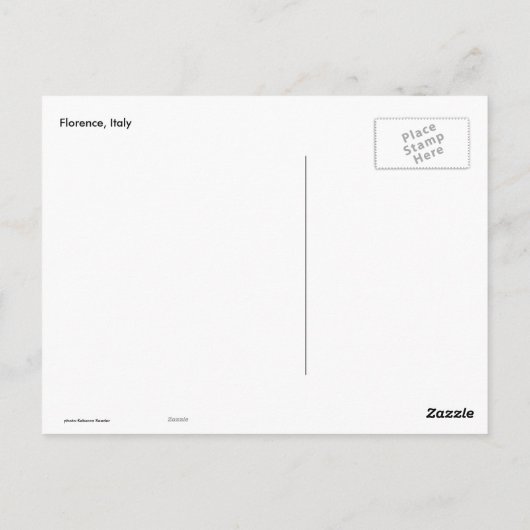 Italien Shopping modische Florenz Italien Postkarte (Rückseite)