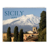 Italien Sicily Sicilia Aesthetic Wall Calendar Kalender (Titelbild)