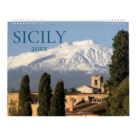 Italien Sicily Sicilia Aesthetic Wall Calendar Kalender (Titelbild)