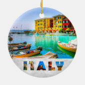 Italien Sirmione Gardasee Keramik Ornament (Hinten)