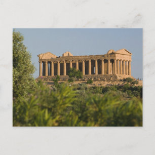 Italien, Sizilien, Agrigent, La Valle dei Templi, Postkarte
