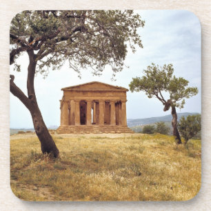 Italien, Sizilien, Agrigento. Die Ruinen der 2 Getränkeuntersetzer