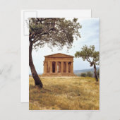 Italien, Sizilien, Agrigento. Die Ruinen der 2 Postkarte (Vorne/Hinten)