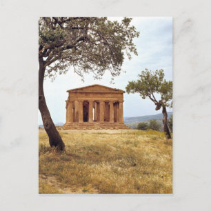 Italien, Sizilien, Agrigento. Die Ruinen der 2 Postkarte