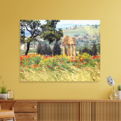 Italien, Sizilien, Agrigento. Die Ruinen der Leinwanddruck (Insitu (Wohnzimmer))