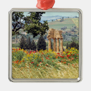 Italien, Sizilien, Agrigento. Die Ruinen der Ornament Aus Metall