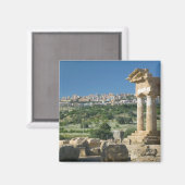 Italien, Sizilien, Agrigento, La Valle dei Templi, Magnet (Vorderseite/Rückseite)