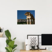 Italien, Sizilien, Agrigento, La Valle dei Templi, Poster (Heimbüro)