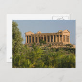 Italien, Sizilien, Agrigento, La Valle dei Templi, Postkarte (Vorne/Hinten)