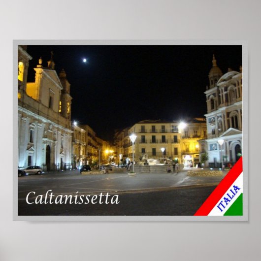 Italien - Sizilien - Caltanissetta - Poster (Vorne)