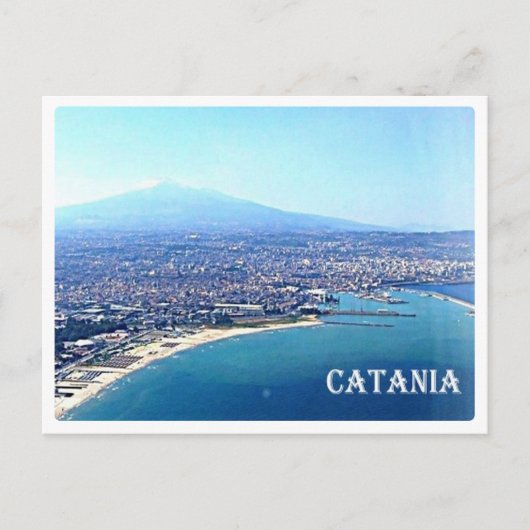 Italien - Sizilien - Catania - Ätna - Postkarte (Vorderseite)