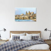 Italien, Sizilien, Cefalu, Aussicht mit Duomo von  Leinwanddruck (Insitu (Schlafzimmer))