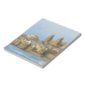 Italien, Sizilien, Cefalu, Aussicht mit Duomo von Notizblock (Rotiert)