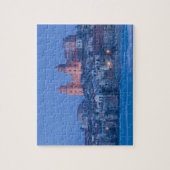 Italien, Sizilien, Cefalu, View with Duomo aus Puzzle (Vertikal)