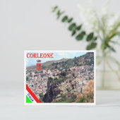 Italien - Sizilien - Corleone - Postkarte (Stehend Vorderseite)