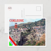 Italien - Sizilien - Corleone - Postkarte (Vorne/Hinten)