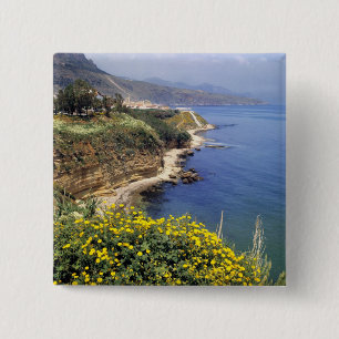 Italien, Sizilien. Die Nordküste Siziliens Button