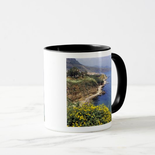 Italien, Sizilien. Die Nordküste Siziliens Tasse (VorderseiteRechts)