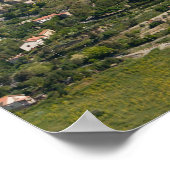 Italien, Sizilien, Enna, Calascibetta, Morning Vie Poster (Ecke)