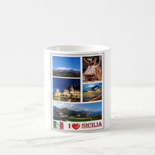 Italien - Sizilien - I Liebe - Kaffeetasse