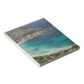 Italien, Sizilien, Mondello, Aussicht vom Strand Notizblock (angewinkelt)