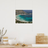 Italien, Sizilien, Mondello, Aussicht vom Strand Poster (Küche)