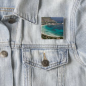 Italien, Sizilien, Mondello, Sicht auf den Strand Button (Beispiel)