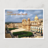 Italien - Sizilien - Noto - Kathedrale San Nicolò Postkarte (Vorderseite)