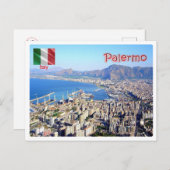 Italien - Sizilien - Palermo - Postkarte (Vorne/Hinten)