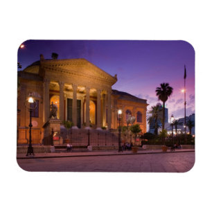 Italien, Sizilien, Palermo, Teatro Massimo Opernth Magnet