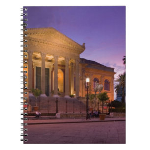 Italien, Sizilien, Palermo, Teatro Massimo Opernth Notizblock
