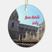 Italien: Sizilien Panorama Weihnachtsschmuck (Links)