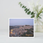 Italien - Sizilien - Ragusa - Nachtblick - Postkarte (Stehend Vorderseite)