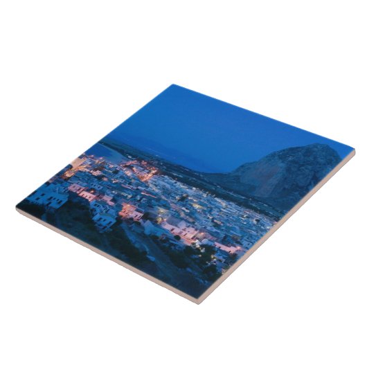 Italien, Sizilien, SAN VITO LO CAPO, Resort Town Fliese (Seite)