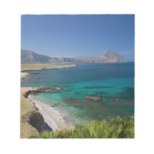 Italien, Sizilien, San Vito Lo Capo, Sicht auf den Notizblock