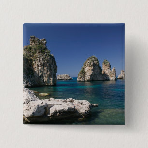 Italien, Sizilien, Scopello, Felsen von Tonnara Button