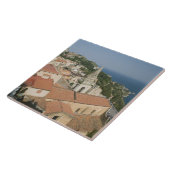 ITALIEN, Sizilien, TAORMINA: Aussicht auf Piazza I Fliese (Seite)