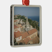 ITALIEN, Sizilien, TAORMINA: Aussicht auf Piazza I Silbernes Ornament (Rechts)