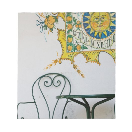 ITALIEN, Sizilien, TAORMINA: Bam, Bar Café Detail Notizblock (Vorderseite)