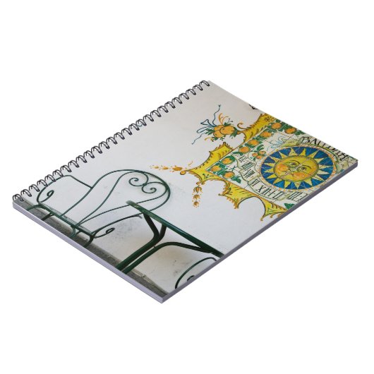 ITALIEN, Sizilien, TAORMINA: Bam, Bar Café Detail Notizblock (Linke Seite)