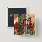 ITALIEN, Sizilien, TAORMINA: Corso Umberto 1, Button (Vorne & Hinten)