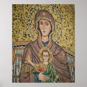 ITALIEN, Sizilien, TAORMINA: Corso Umberto 1, Mosa Poster