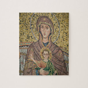 ITALIEN, Sizilien, TAORMINA: Corso Umberto 1, Mosa Puzzle