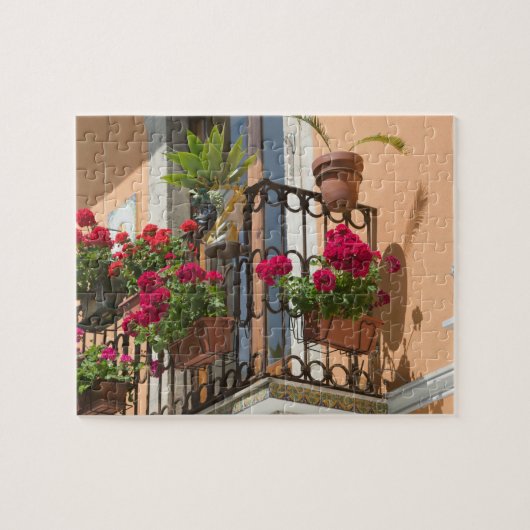 ITALIEN, Sizilien, TAORMINA: Corso Umberto 1, Puzzle (Horizontal)