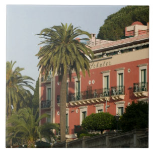 ITALIEN, Sizilien, TAORMINA: Hotel Schuler Fliese