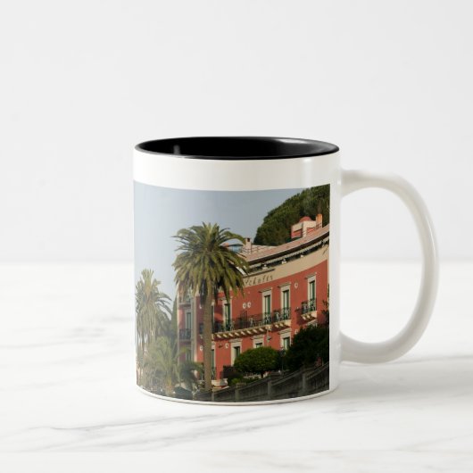 ITALIEN, Sizilien, TAORMINA: Hotel Schulter Zweifarbige Tasse (Rechts)